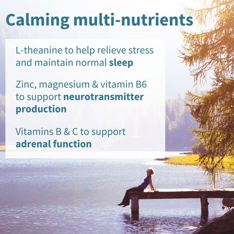 MindCare BALANCE stay relaxed - stress relief capsules with omega-3, magnesium glycinate, L-Theanine & multivitamins, 30-day supply