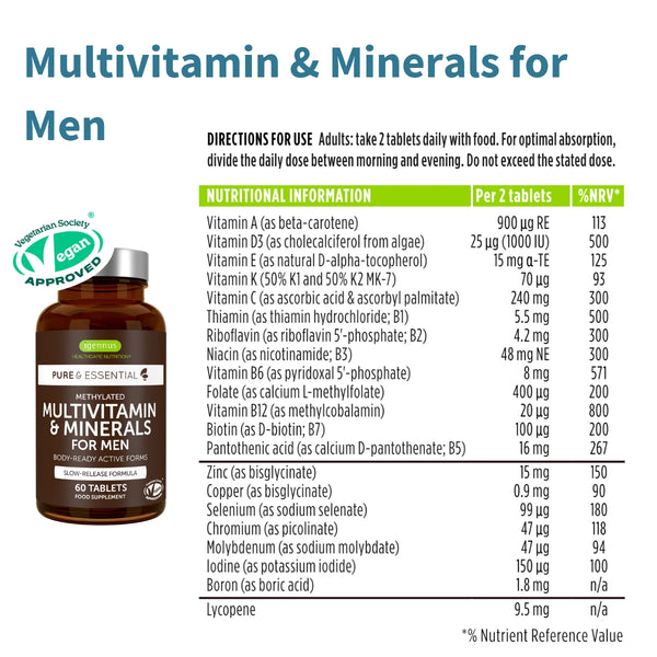Everyday Wellbeing Trio Bundle - Methylated Multivitamins & Minerals, Omega-3 EPA & DHA + Lab4 Live Cultures Probiotics & Prebiotic