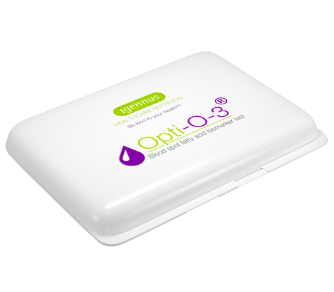 Opti-O-3 blood spot fatty acid profile test – omega-3 home blood spot test kit