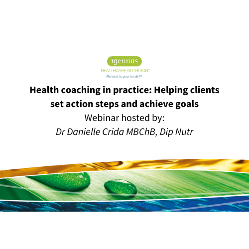 Health coaching in practice: Helping clients set action steps and achieve goals