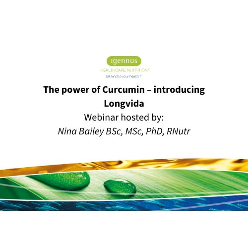 The power of Curcumin – introducing Longvida