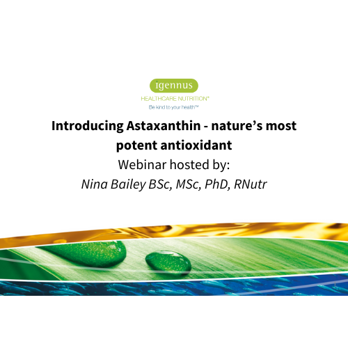 Introducing Astaxanthin – nature’s most potent antioxidant