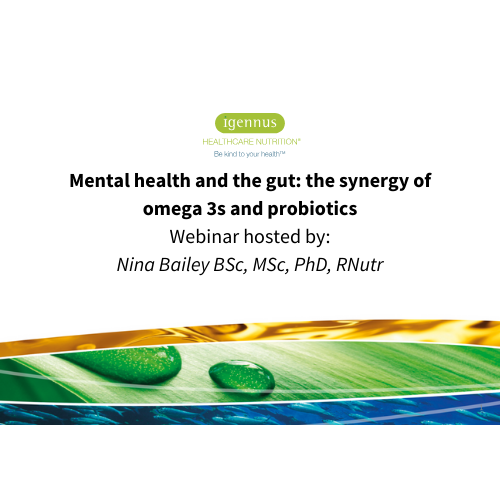 Mental health and the gut: the synergy of omega 3s and probiotics