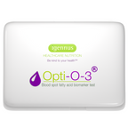 Packaging of Opti-O-3 Blood Spot Fatty Acid Profile Test by igennus, a healthcare nutrition company.