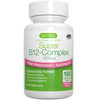 Super B12-Complex 1000mcg, Sublingual Vitamin B12 Melt, High Absorption Methylcobalamin, Adenosylcobalamin & Hydroxocobalamin, 180 Tablets