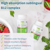 Super B12-Complex 1000mcg, Sublingual Vitamin B12 Melt, High Absorption Methylcobalamin, Adenosylcobalamin & Hydroxocobalamin, 180 Tablets