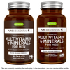 Methylated Multivitamin & Minerals for Men Enhanced with Lycopene, Vitamin D, B6 & B12, Slow Release, 60-180 Tablets