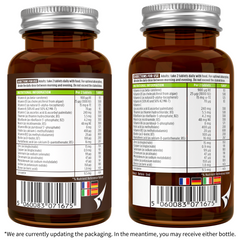 Methylated Multivitamin & Minerals for Men Enhanced with Lycopene, Vitamin D, B6 & B12, Slow Release, 60-180 Tablets