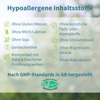 Schnell wirkender Verdauungsenzyme Komplex mit Betain HCl & Bromelain, 10 vegane Enzyme mit Papain & Lipase, umfassende Verdauungshilfe, hypoallergen, 90 Kapseln, von Igennus