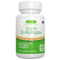 Igennus Super B Komplex Hochdosierter Methylierter B-Vitamin Komplex, 60 Tabletten, mit vollständigem Spektrum an B-Vitaminen, Methylcobalamin, Methylfolat & Vitamin C, Clean Label, Vegan