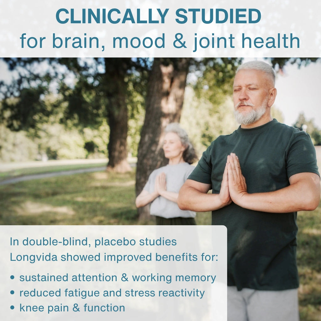 Longvida® Optimised Curcumin® 500mg, Advanced Free Form Curcumin, 30 Capsules