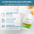 Longvida® Optimised Curcumin® 500mg, Advanced Free Form Curcumin, 30 Capsules