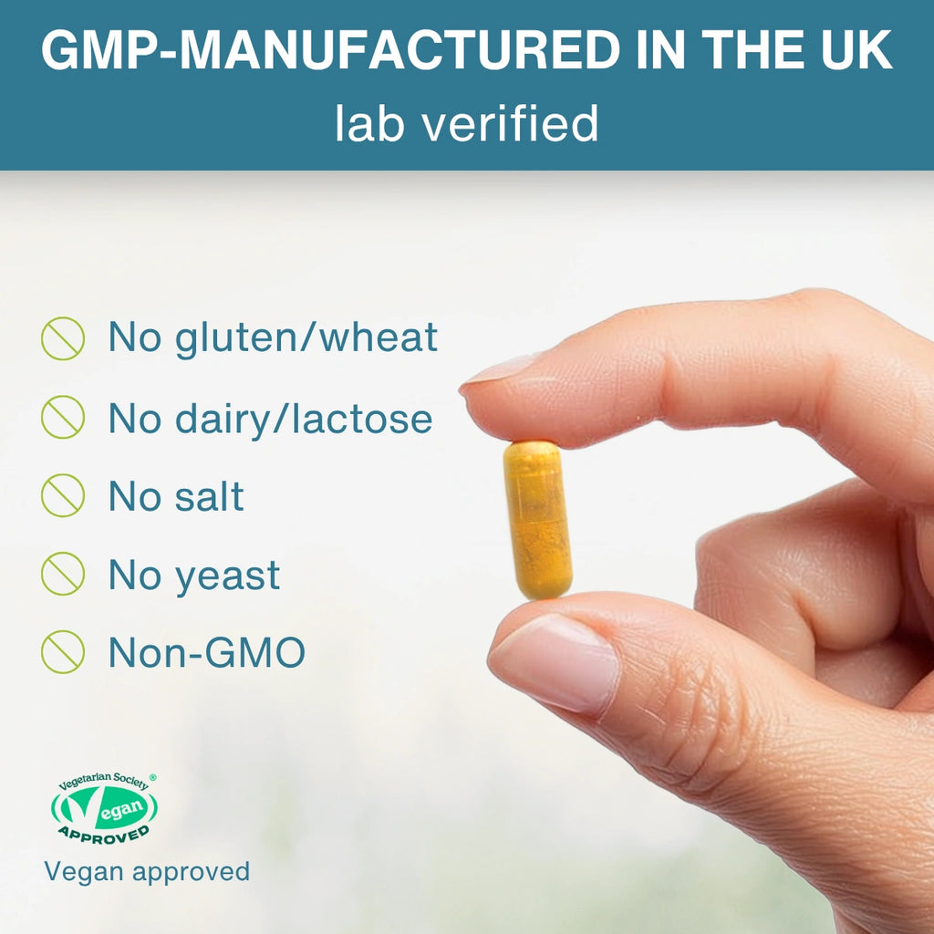 Longvida® Optimised Curcumin® 500mg, Advanced Free Form Curcumin, 30 Capsules