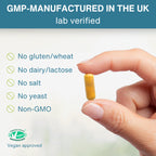 Longvida® Optimised Curcumin® 500mg, Advanced Free Form Curcumin, 30 Capsules