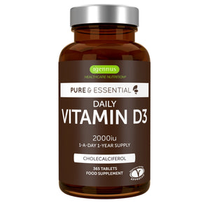 Daily Vitamin D3 2000iu Cholecalciferol, 1-a-day, 365 Tablets