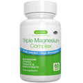 Triple Magnesium Complex, Fully Reacted and Chelated Magnesium Citrate, Bisglycinate & Taurate, 60-180 Tablets