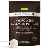 Advanced Hydrolysed Collagen Peptides – 100% Grass-fed Bovine Collagen Protein Powder, 40 Servings