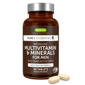 Methylated Multivitamin & Minerals for Men Enhanced with Lycopene, Vitamin D, B6 & B12, Slow Release, 60-180 Tablets