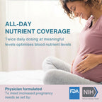 Methylated Pregnancy Multivitamin, with Folic Acid as Methyl-Folate, Choline, Calcium, Gentle Iron, 60 Tablets