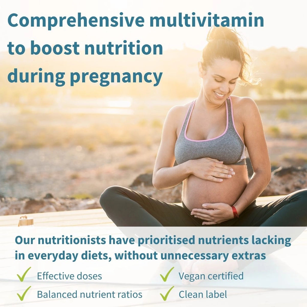 Methylated Pregnancy Multivitamin, with Folic Acid as Methyl-Folate, Choline, Calcium, Gentle Iron, 60 Tablets