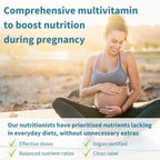 Methylated Pregnancy Multivitamin, with Folic Acid as Methyl-Folate, Choline, Calcium, Gentle Iron, 60 Tablets