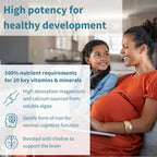 Methylated Pregnancy Multivitamin, with Folic Acid as Methyl-Folate, Choline, Calcium, Gentle Iron, 60 Tablets