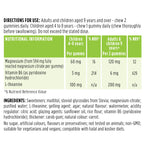 Calm Magnesium Gummies, with L-Theanine & Vitamin B6, for Kids & Adults, 90 Gummies