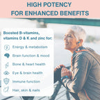 Methylated Multivitamin & Minerals for Women 50+, with Folate, Calcium, Magnesium & Antioxidants, 60 Tablets