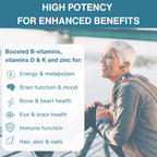 Methylated Multivitamin & Minerals for Women 50+, with Folate, Calcium, Magnesium & Antioxidants, 60 Tablets