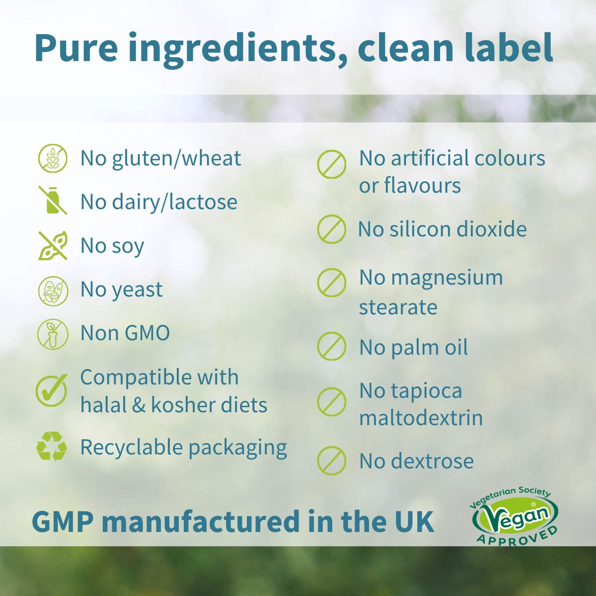 Iron Bisglycinate 20mg with Vitamin C, High Absorption & Gentle Iron, Targeted Release, One-a-day, Vegan, 180 Tablets