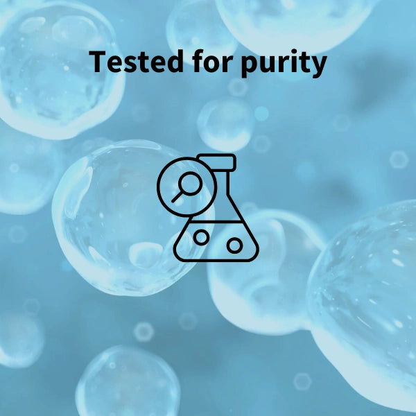 Tested for purity