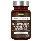 Methylated Multivitamin & Minerals with Iron for Women, with Folate, Vitamin D3 1000iu & Zinc, 60-180 Tablets