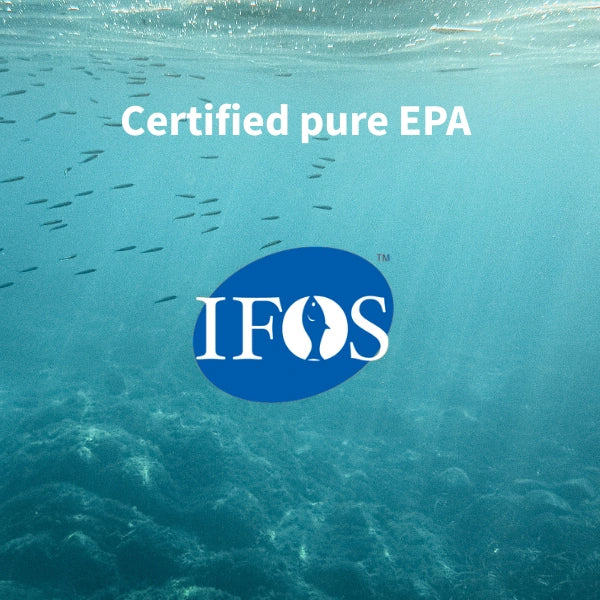 Underwater scene with IFOS logo and 'Certified pure EPA' text