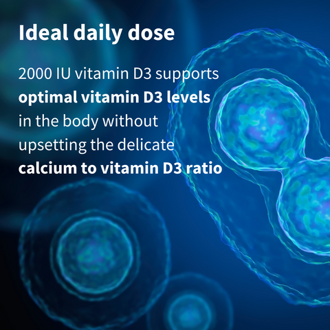 Pure & Essential Daily Vitamin D3 2000iu Cholecalciferol, 1-a-day, 365 tablets