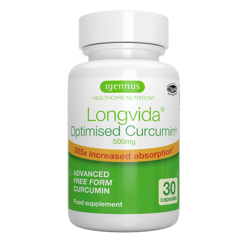 Longvida® Optimised Curcumin 500 mg | 30 capsules