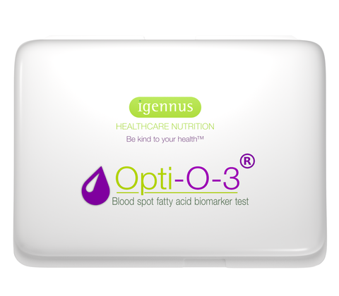Opti-O-3 blood spot fatty acid profile test – omega-3 home blood spot test kit
