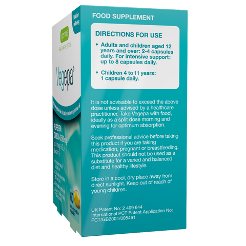 Vegepa - fish oil with evening primrose oil, high strength omega-3 EPA & omega-6 GLA, 60 softgels